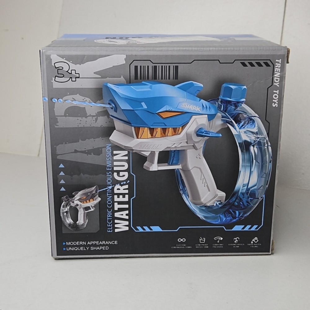 Blue and Gray Water Gun